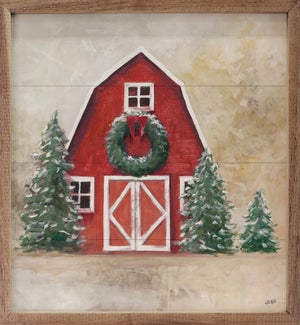 December Barn By Julia Purinton